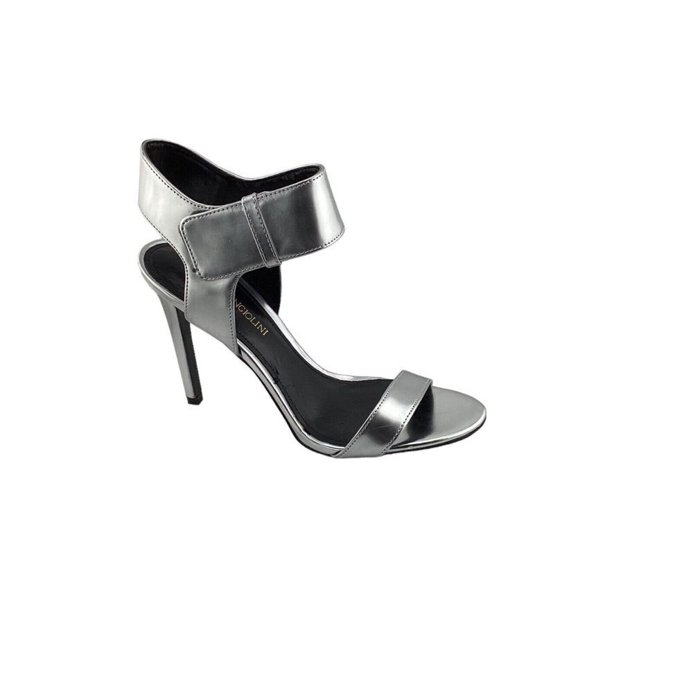 Enzo Angiolini Brodee3 silver dress‎ pumps size 7M